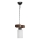 Suspension JASMIN 1xE27/40W/230V marron/blanc