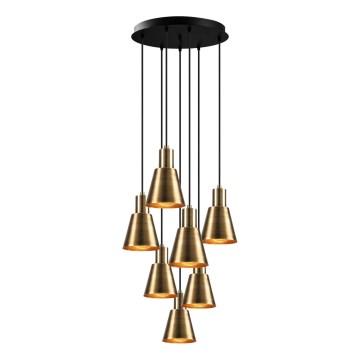 Suspension KEM 7xE27/40W/230V doré