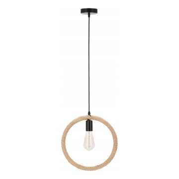 Suspension KOLO 1xE27/40W/230V beige/noir