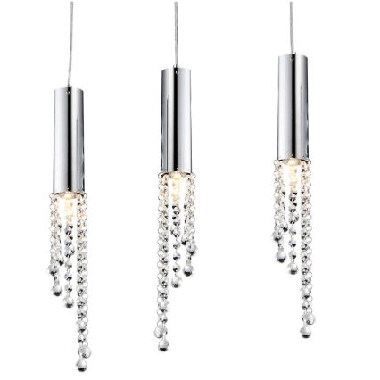 Suspension LED avec fil DUERO 3xLED/3W/230V
