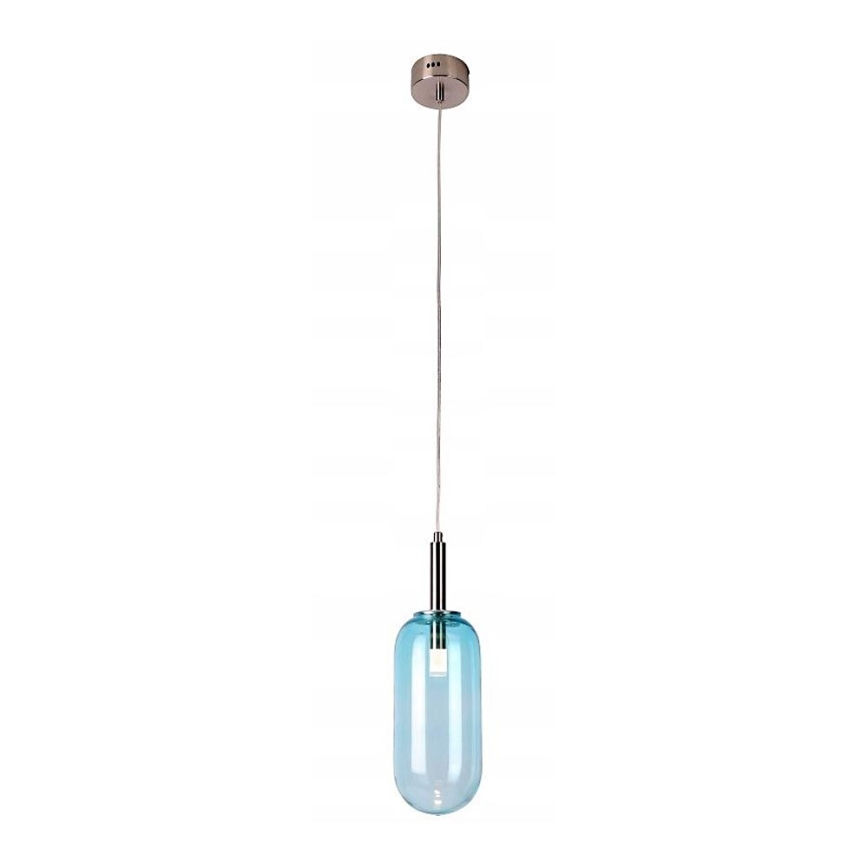 Suspension LED avec fil FIUGGI LED/6W/230V bleu