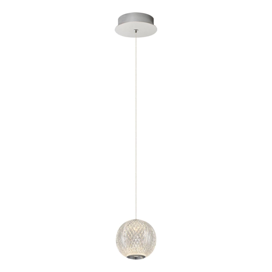 Suspension LED CREMONA 1xLED/5W/230V 3000K chrome mat