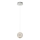 Suspension LED CREMONA 1xLED/5W/230V 3000K chrome mat