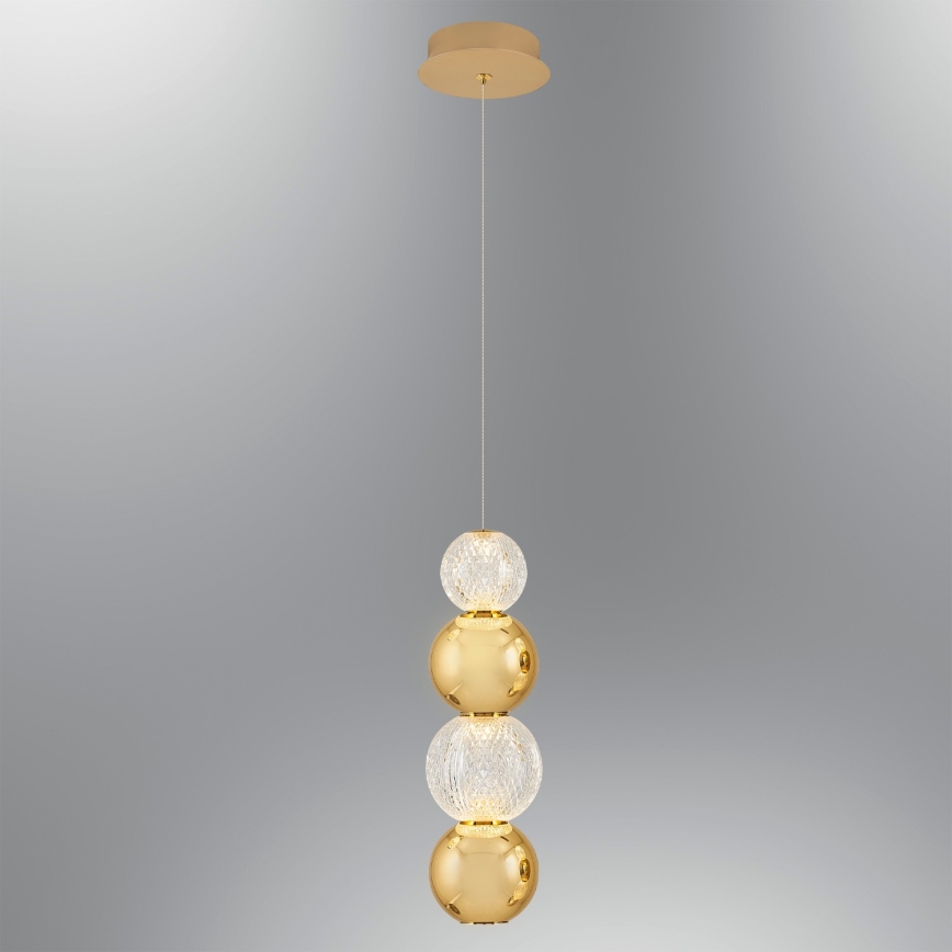 Suspension LED CREMONA LED/7W/230V 3000K doré