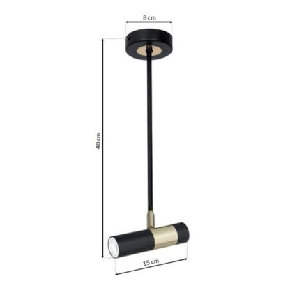 Suspension LED DALLAS 1xGU10 / 3W / 230V