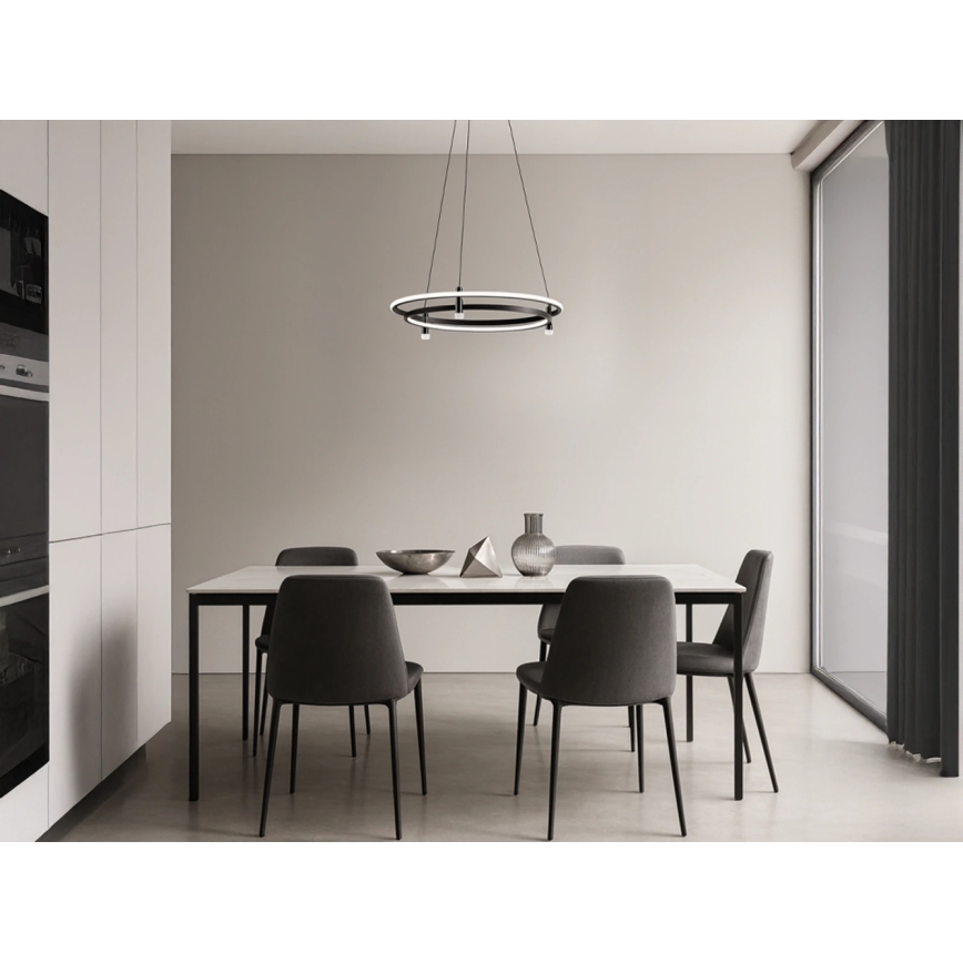Suspension LED dimmable sur câble LED/100W/230V 3000-6500K Ø 60 cm + télécommande
