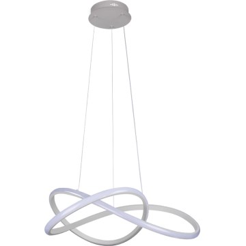 Suspension LED dimmable sur câble, 85 W, 230 V, 3000–6500 K, Ø 60 cm, avec télécommande