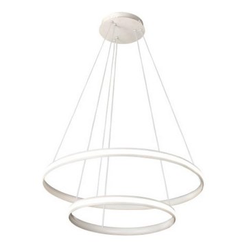 Suspension LED dimmable sur câble, 90W/230V, 3000-6500K, Ø 60 cm + télécommande
