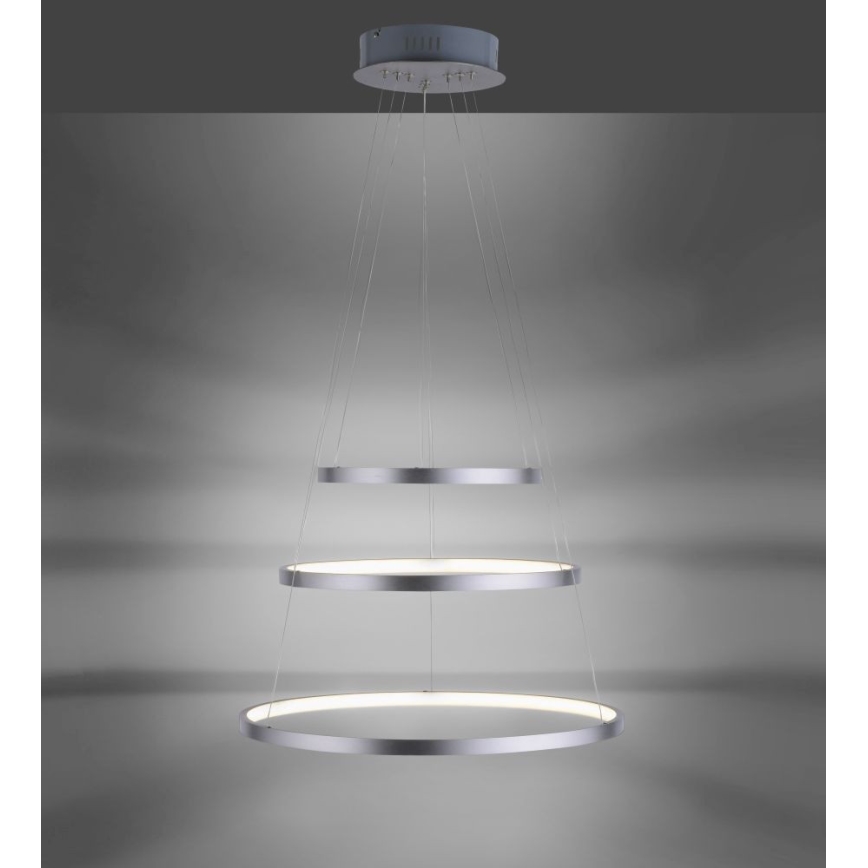 Leuchten Direkt 11526-55 - Suspension LED avec fil à intensité modulable CIRCLE 1xLED/13,5W/230V + LED/19,5W + LED/24W