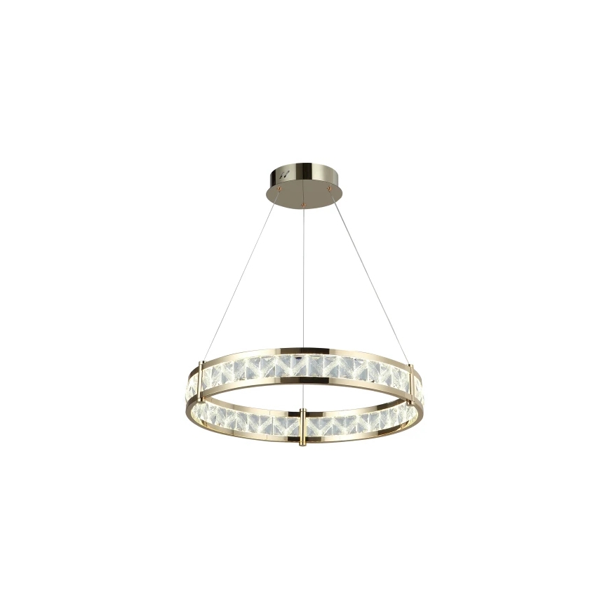 Lustre en cristal LED dimmable sur câble ENRIQUE LED/40W//230V 3000-6000K Ø 60 cm + télécommande
