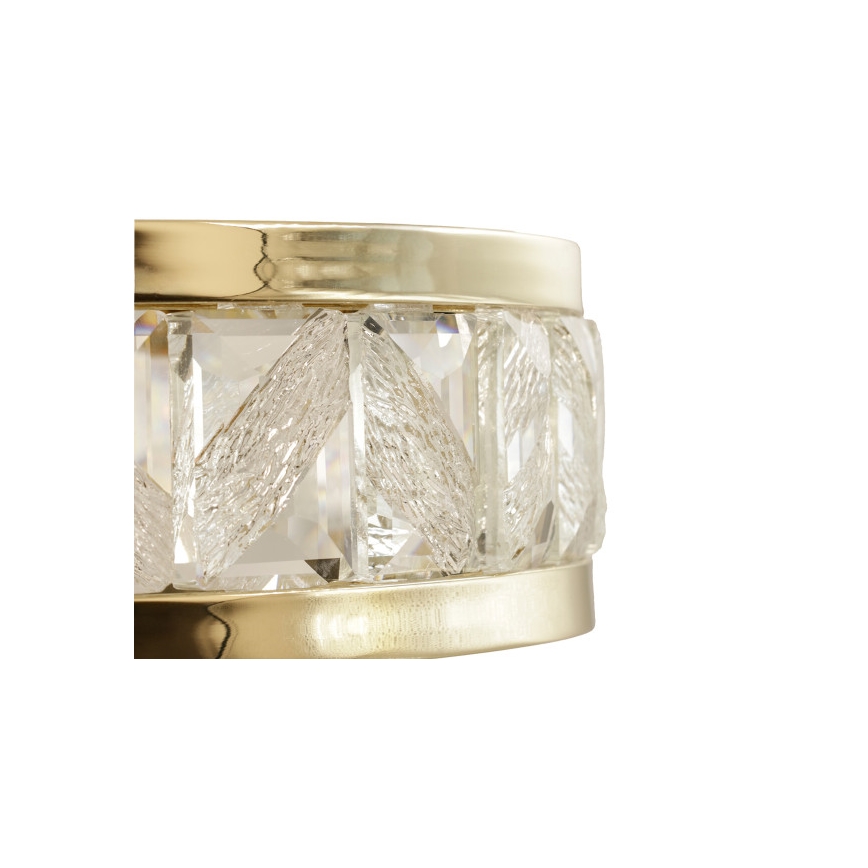 Lustre en cristal LED dimmable sur câble ENRIQUE LED/40W//230V 3000-6000K Ø 60 cm + télécommande