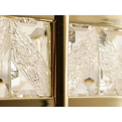 Lustre en cristal LED dimmable sur câble ENRIQUE LED/40W//230V 3000-6000K Ø 60 cm + télécommande