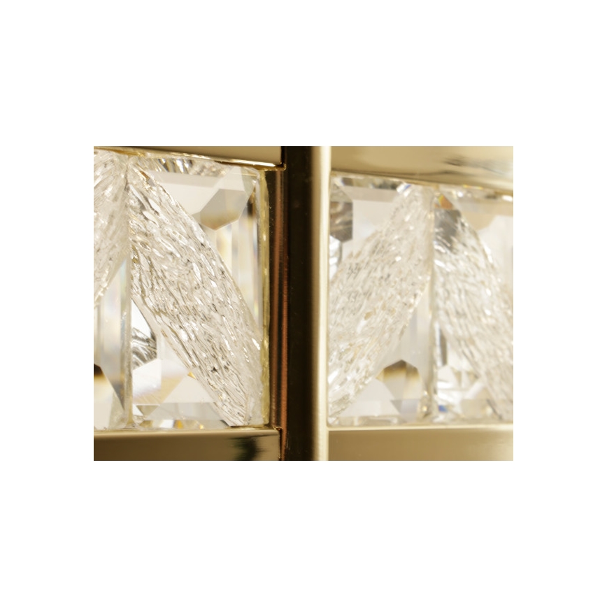 Lustre en cristal LED dimmable sur câble ENRIQUE LED/40W//230V 3000-6000K Ø 60 cm + télécommande