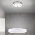 Suspension LED dimmable sur câble KOLK LED/40W/230V 2700/3000/4000K Ø 40 cm blanche