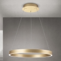 suspension LED dimmable sur câble KOLK LED/60W/230V 2700/3000/4000K Ø 60 cm dorée