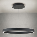 Suspension LED dimmable sur câble KOLK LED/60W/230V 2700/3000/4000K Ø 60 cm noir