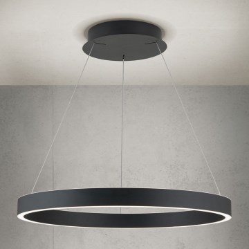 Suspension LED dimmable sur câble KOLK LED/60W/230V 2700/3000/4000K Ø 60 cm noir