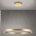 Suspension LED dimmable sur câble KOLK LED/80W/230V 2700/3000/4000K diam. 80 cm dorée