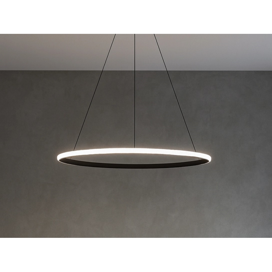 Suspension LED dimmable sur câble, 32 W, 230 V, 3000–6500 K (blanc chaud à froid), Ø 60 cm + télécommande