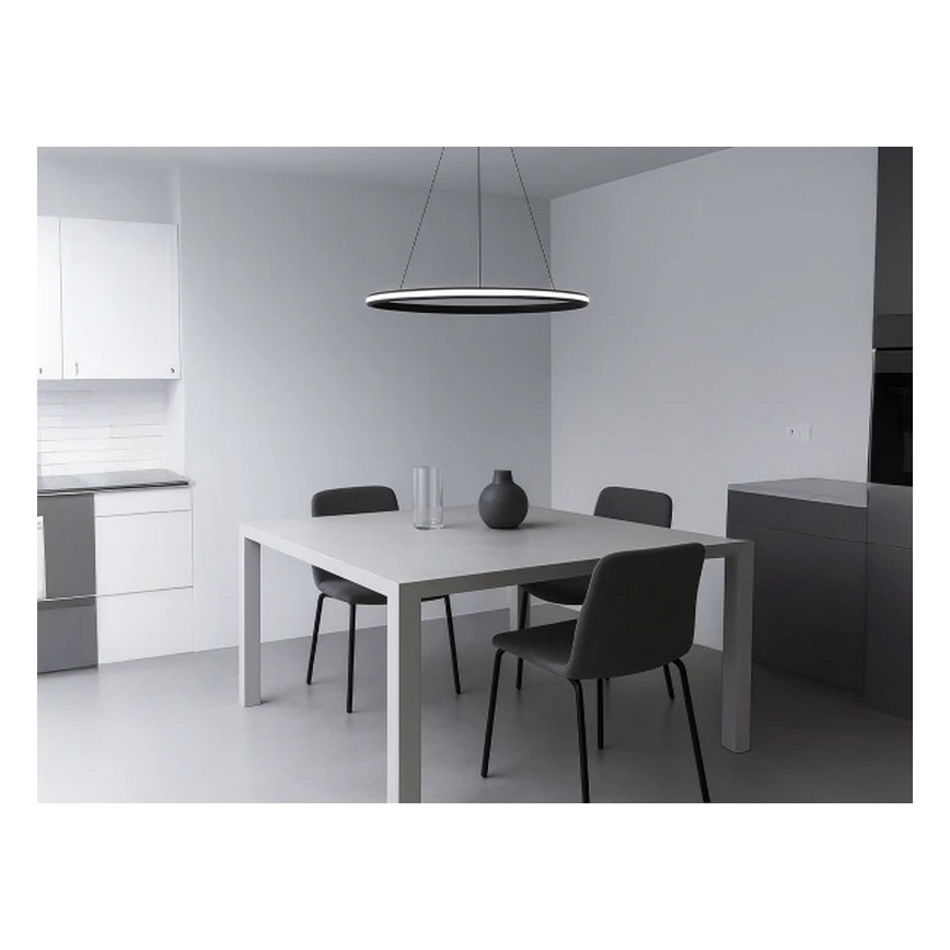 Suspension LED dimmable sur câble, 55W/230V, 3000-6500K, Ø 60 cm + télécommande incluse