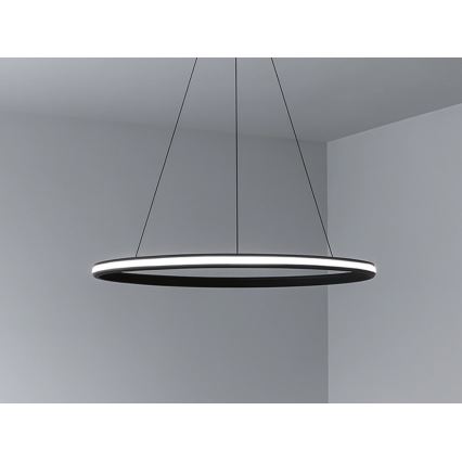 Suspension LED dimmable sur câble, 55W/230V, 3000-6500K, Ø 60 cm + télécommande incluse