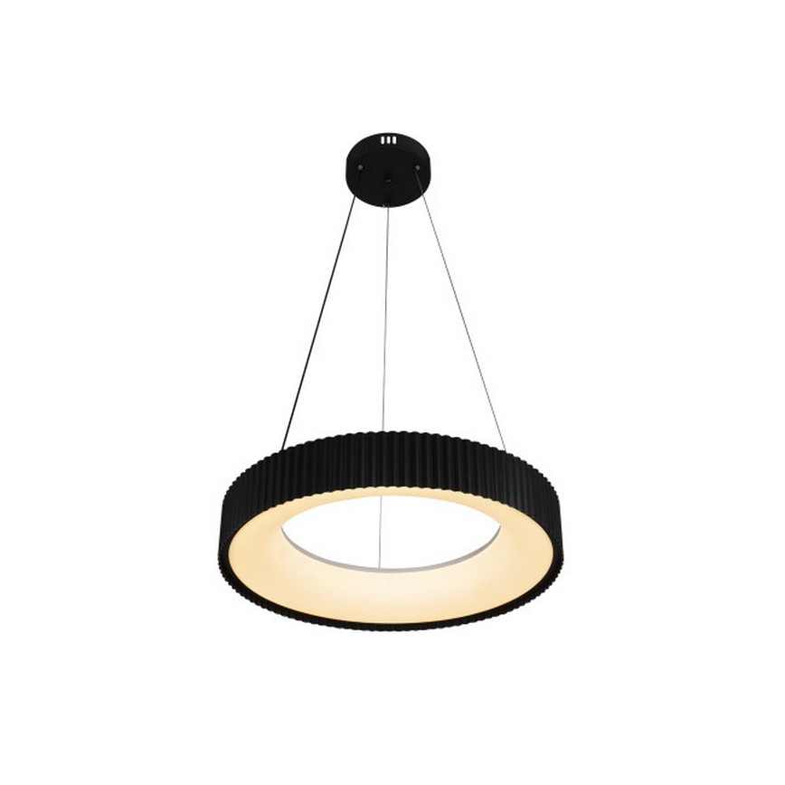 Suspension LED dimmable sur câble, 75 W / 230 V, 3000–6500 K, Ø 49 cm + télécommande