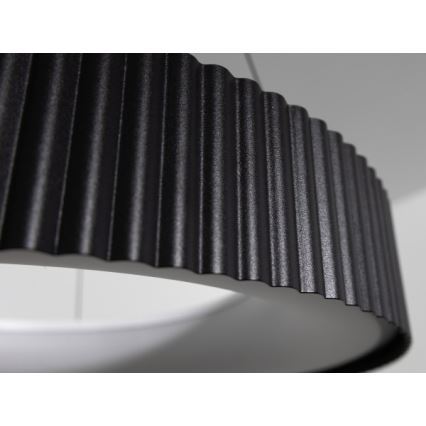 Suspension LED dimmable sur câble, 75 W / 230 V, 3000–6500 K, Ø 49 cm + télécommande