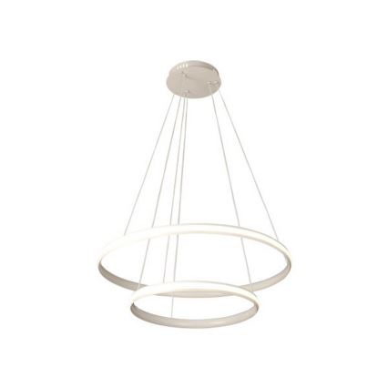 Suspension LED dimmable sur câble, 90W/230V, 3000-6500K, Ø 60 cm + télécommande