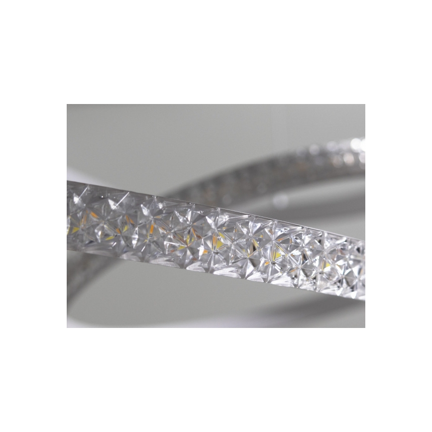 Suspension LED dimmable sur câble LED/90W/230V 3000-6500K Ø 47 cm + télécommande