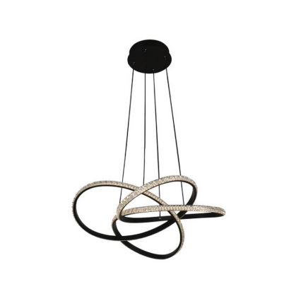 Lustre LED dimmable suspendu sur câble LED/95W/230V 3000–6500K Ø 57 cm + télécommande