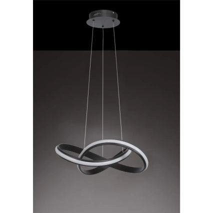Suspension LED dimmable sur câble SALO LED/28W/230V 3000K noir