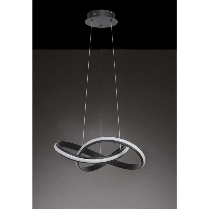 Suspension LED dimmable sur câble SALO LED/28W/230V 3000K noir