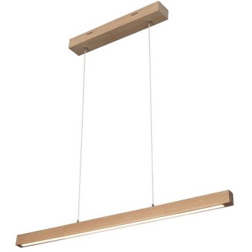 Suspension LED dimmable sur câble SMAL LED/12W/230V chêne