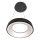 Suspension LED DRAX LED/32W/230V 4000K Ø 38 cm noir