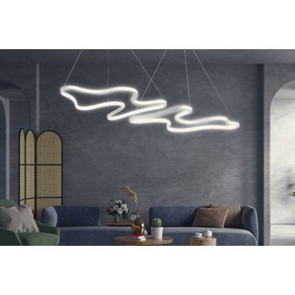 Suspension LED DUPLE ARTISAN LED/80W/230V 6500K blanche