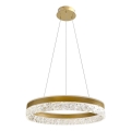 Suspension LED FROZI LED/32W/230V diamètre 50 cm dorée