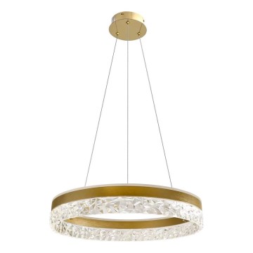Suspension LED FROZI LED/32W/230V diamètre 50 cm dorée