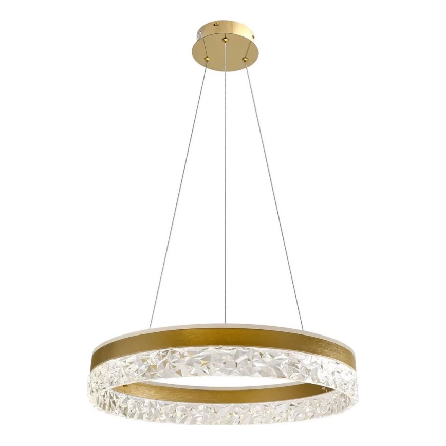 Suspension LED FROZI LED/32W/230V diamètre 50 cm dorée