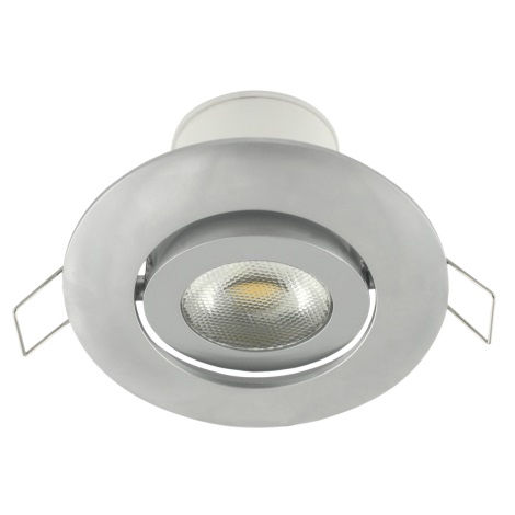 Suspension LED inclinable LED/7W/230V argentée