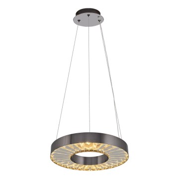 Suspension LED JESI LED/35W/230V 3000K diamètre 40 cm argent
