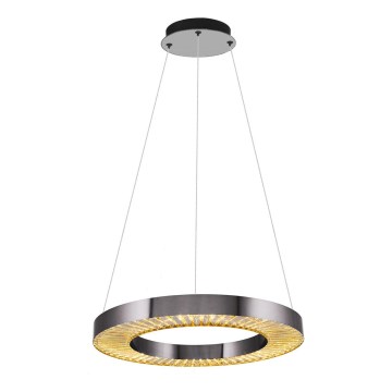 Suspension LED JESI LED/35W/230V 3000K diamètre 60 cm argent