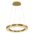 Suspension LED JESI LED/85W/230V 3000K diamètre 80 cm bronze