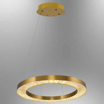 Suspension LED JESI LED/85W/230V 3000K diamètre 80 cm bronze
