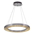 Suspension LED JESI LED/85W/230V 3000K Ø 80 cm argent