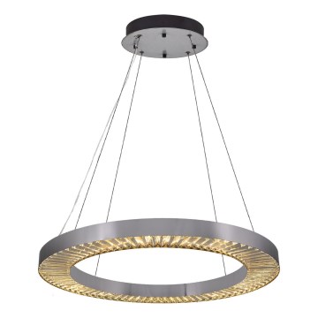 Suspension LED JESI LED/85W/230V 3000K Ø 80 cm argent