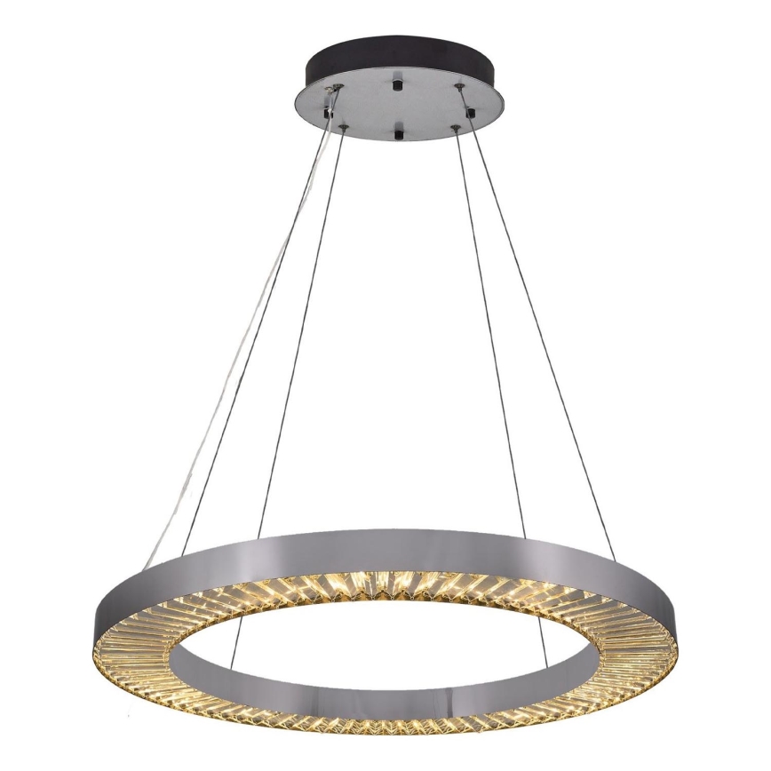 Suspension LED JESI LED/85W/230V 3000K Ø 80 cm argent