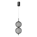 Suspension LED PUMA 10W/230V diamètre 14 cm noir
