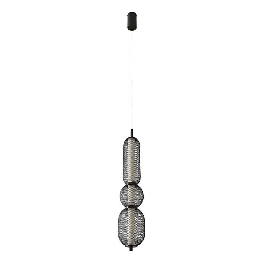 Suspension LED PUMA LED/15W/230V diamètre 14 cm noir