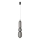 Suspension LED PUMA LED/15W/230V diamètre 14 cm noir