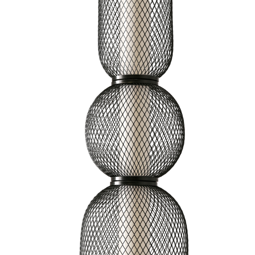Suspension LED PUMA LED/15W/230V diamètre 14 cm noir